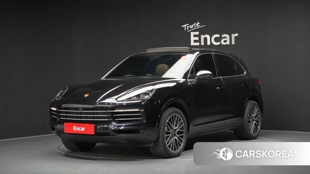 Porsche Cayenne (PO536) 2019 Черный из Кореи