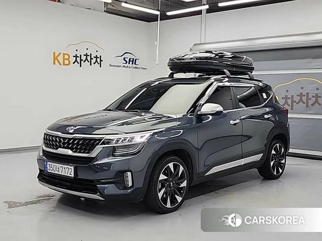 Kia Seltos 2021 Серый из Кореи