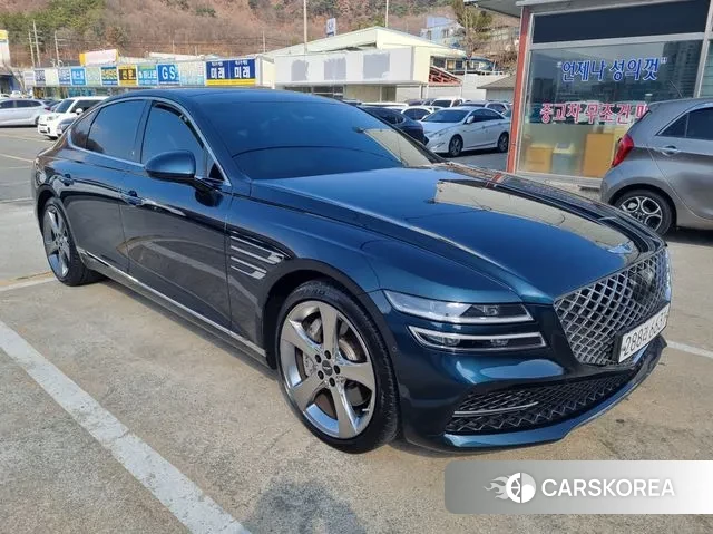 Genesis G80 (RG3) 2022 Темно-зеленый из Кореи