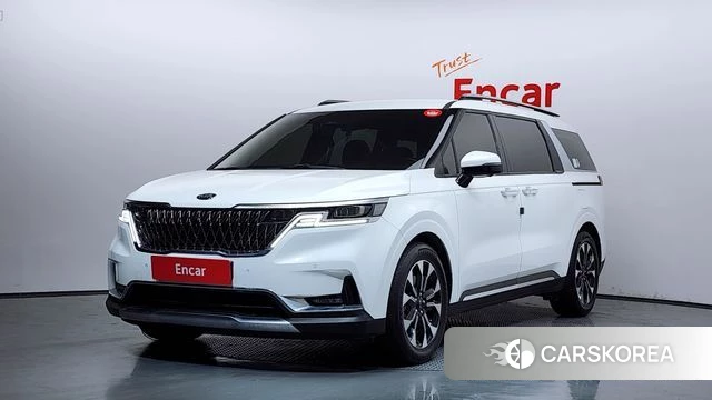 Kia Carnival 4th generation 2021 Белый из Кореи