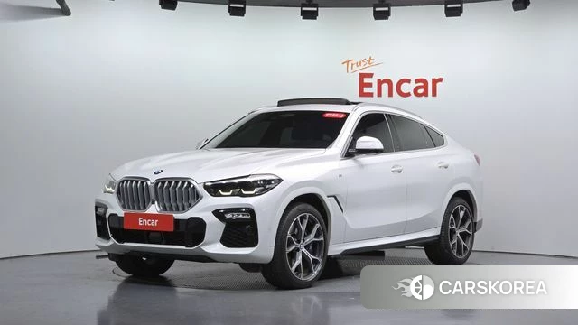 BMW X6 (G06) 2020 Белый из Кореи