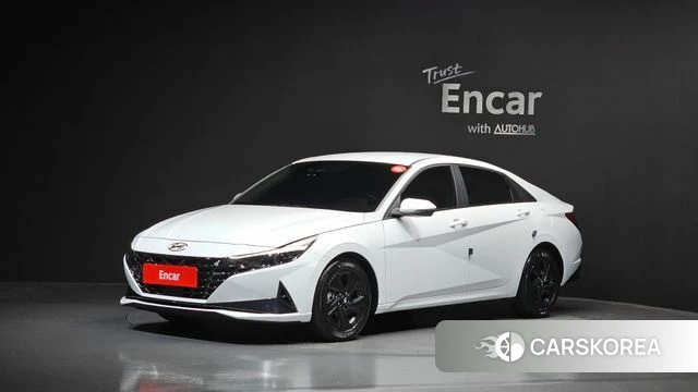 Hyundai Avante (CN7) 2022 Белый из Кореи