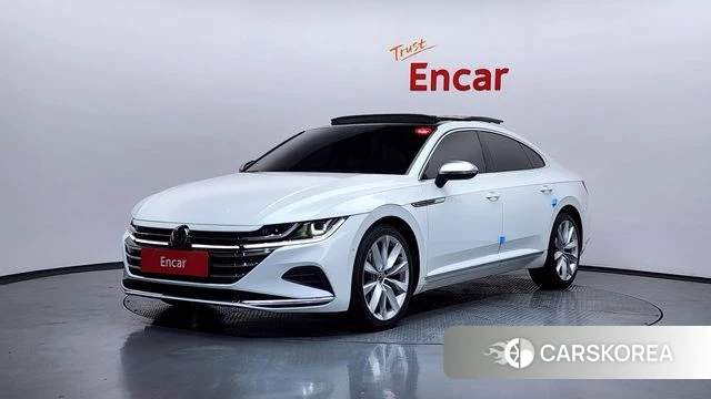 Volkswagen Arteon 2022 Белый из Кореи