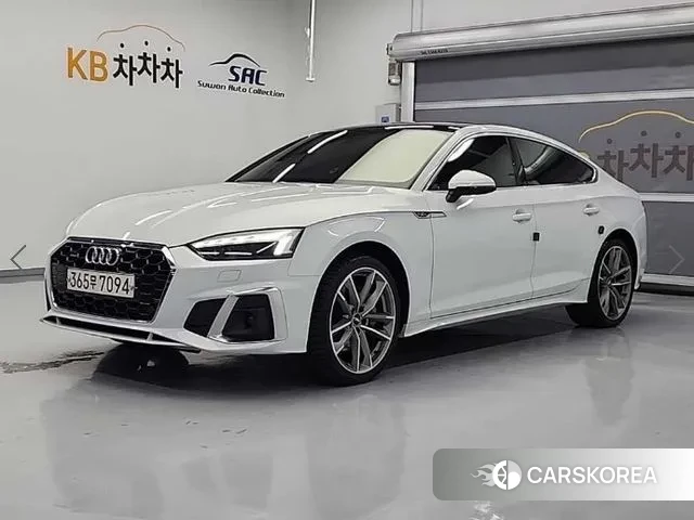 Audi A5 (F5) 2020 Белый из Кореи