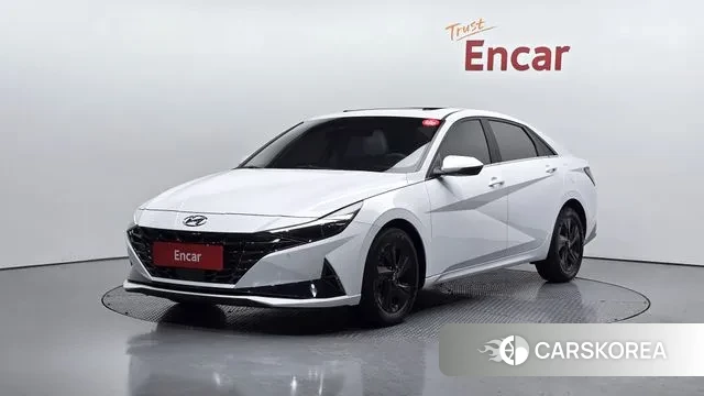 Hyundai Avante (CN7) 2020 Белый из Кореи