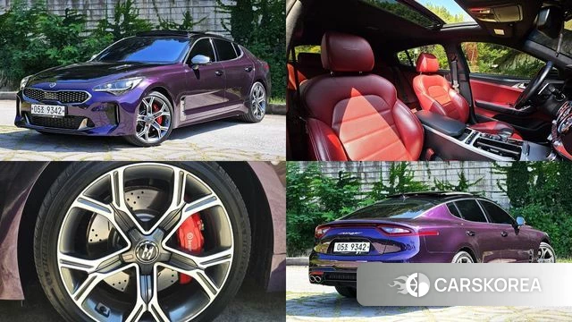 Kia Stinger 2018 Фиолетовый из Кореи