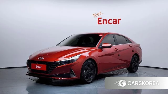 Hyundai Avante (CN7) 2020 Красный из Кореи