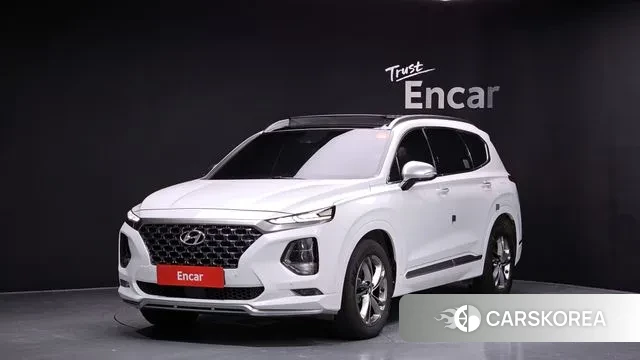Hyundai Santa Fe TM 2019 Белый из Кореи