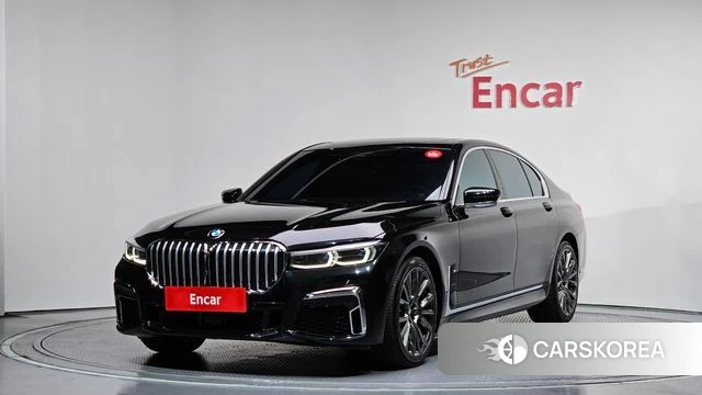 BMW 7 Series (G11) 2021 Черный из Кореи