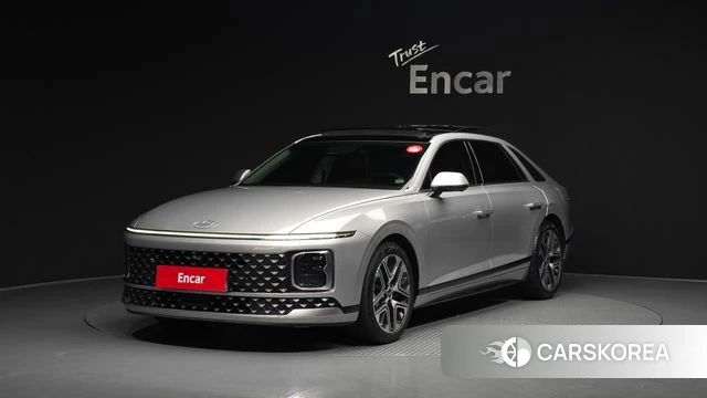 Hyundai Grandeur Hybrid (GN7) 2024 Серебристо-серый из Кореи