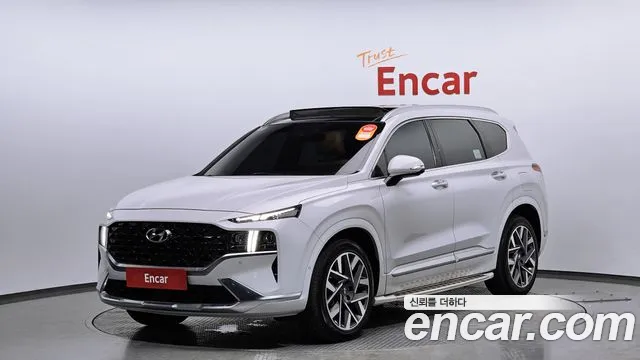 Hyundai The New Santa Fe 2021 Белый из Кореи