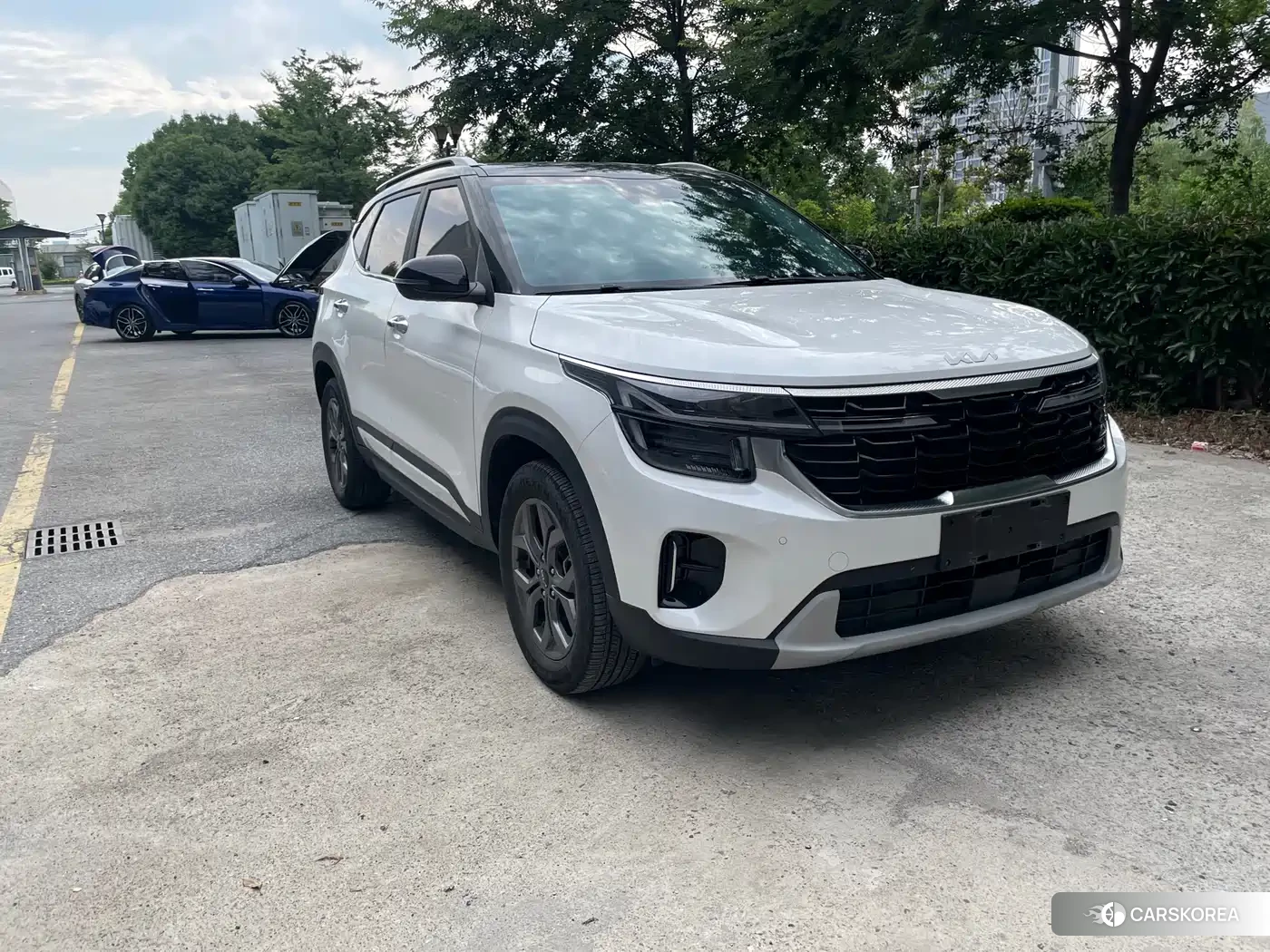 Kia Seltos 2023 Белый из Китая