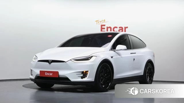 Tesla Model X 2018 Белый из Кореи