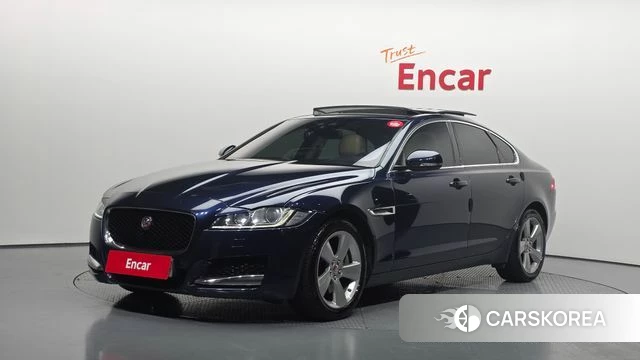 Jaguar XF (X260) 2018 Синий из Кореи