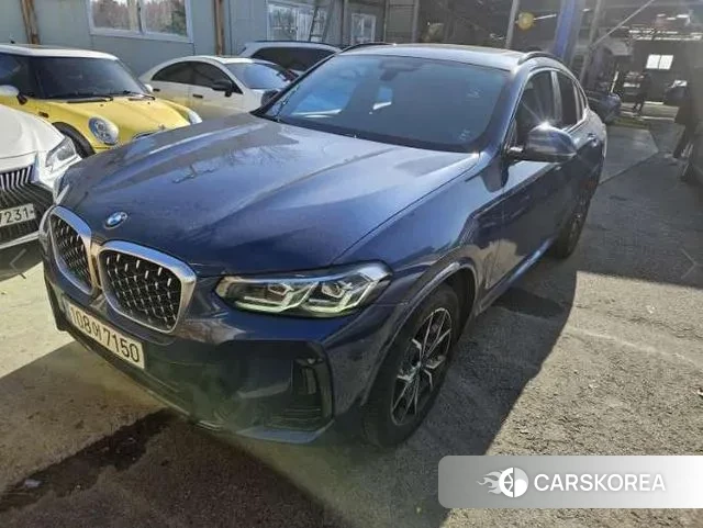 BMW X4 (G02) 2021 Синий из Кореи