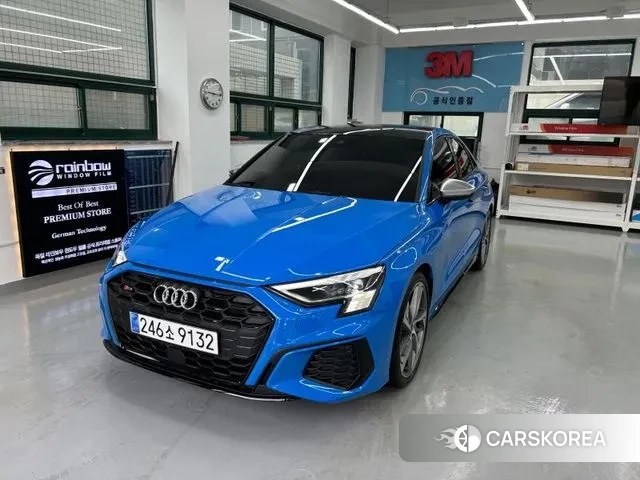 Audi S3 (8Y) 2023 Синий из Кореи