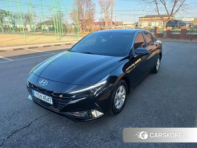 Hyundai Avante (CN7) 2021 Черный из Кореи