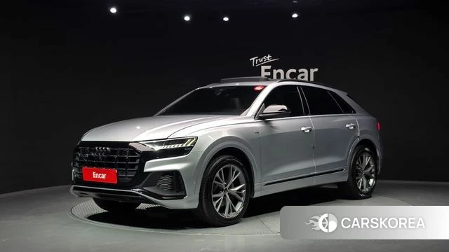 Audi Q8 (4M) 2022 Серебристо-серый из Кореи
