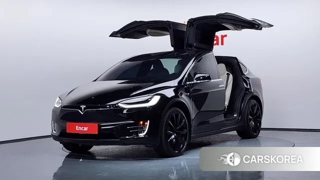 Tesla Model X 2020 Черный из Кореи