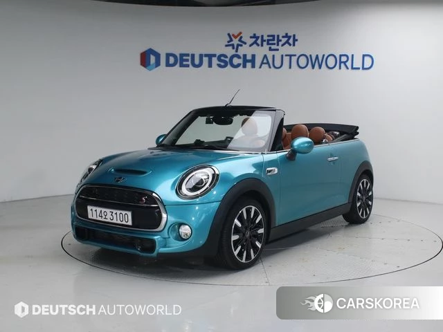 Mini Cooper S Convertible 2019 Синий нефрит из Кореи