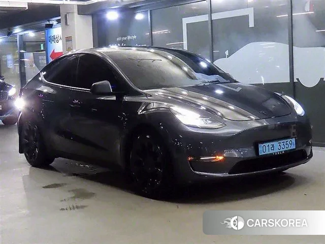 Tesla Model Y 2021 Серый из Кореи