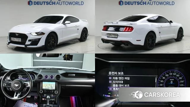 Ford Mustang 2019 Белый из Кореи