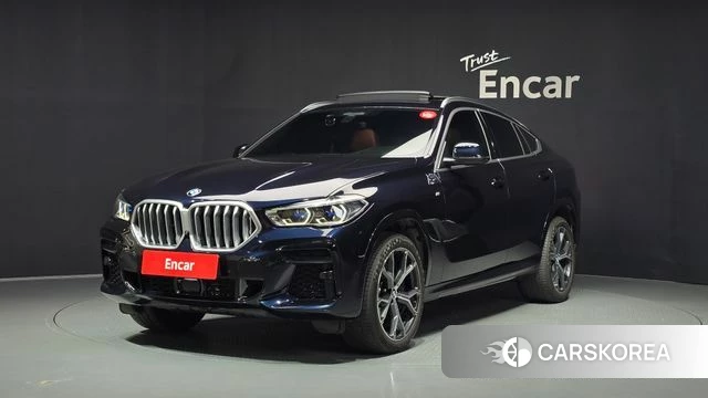 BMW X6 (G06) 2022 Черный из Кореи