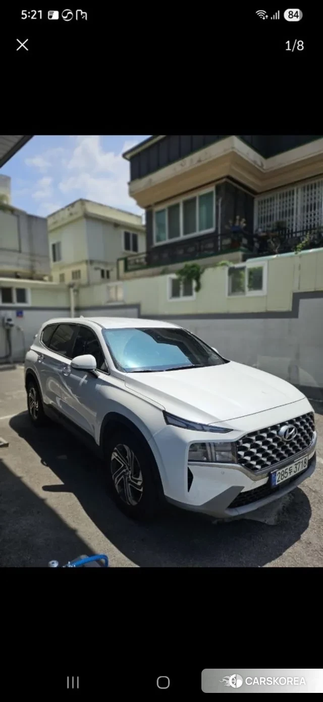 Hyundai The New Santa Fe 2022 Белый из Кореи