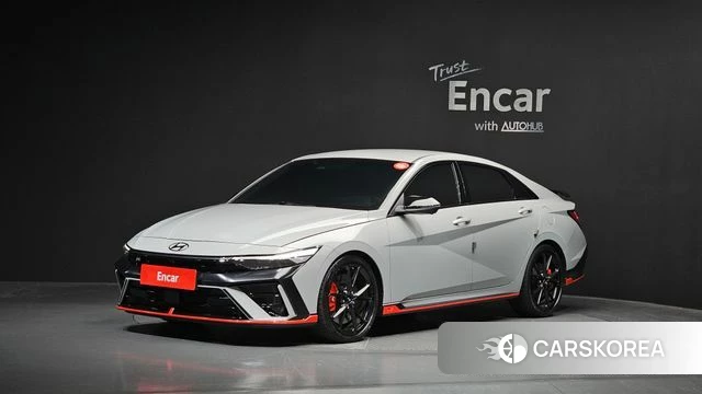 Hyundai The New Avante (CN7) 2024 Серебристо-серый из Кореи
