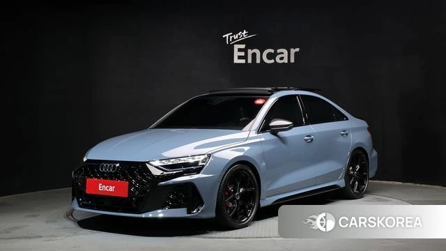 Audi RS3 (8Y) 2025 Светло-серебряный цвет из Кореи
