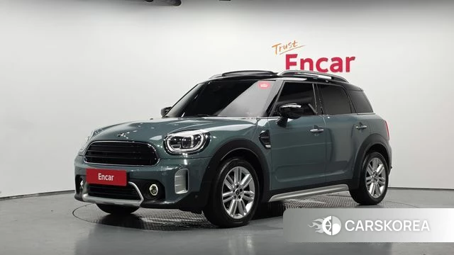 Mini Cooper Countryman 2022 Небесно-голубой из Кореи