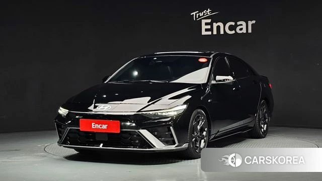 Hyundai The New Avante (CN7) 2024 Черный из Кореи