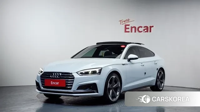 Audi A5 (F5) 2019 Белый из Кореи