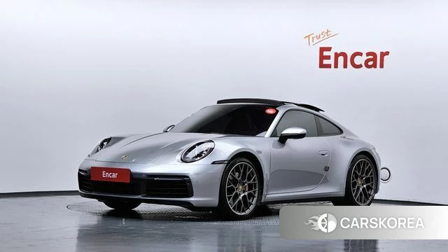 Porsche 911(992) 2020 Серебристо-серый из Кореи