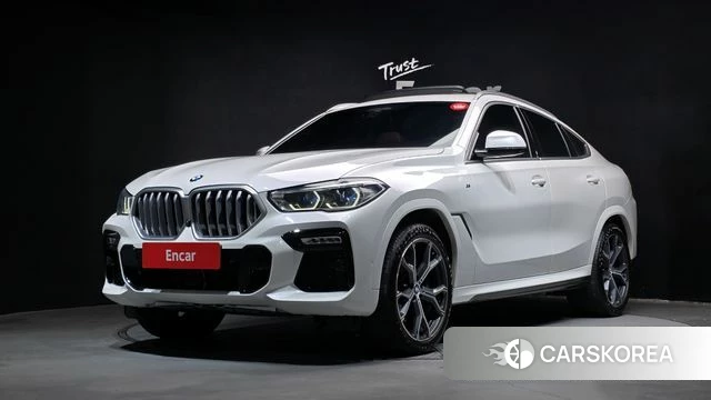 BMW X6 (G06) 2021 Белый из Кореи