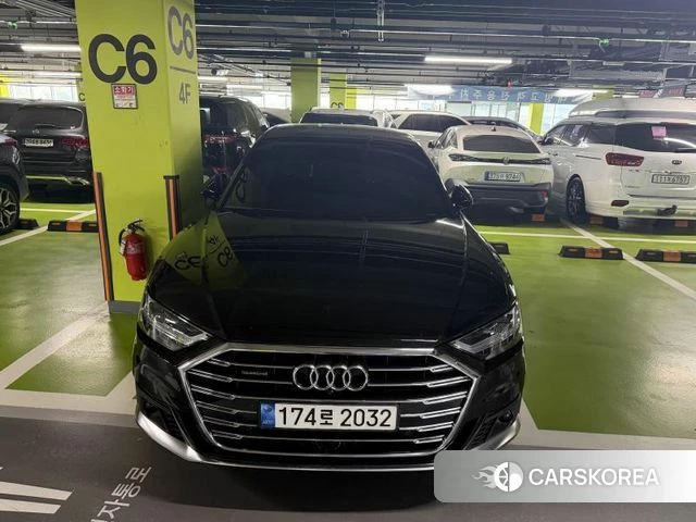 Audi A8 (D5) 2021 Черный из Кореи