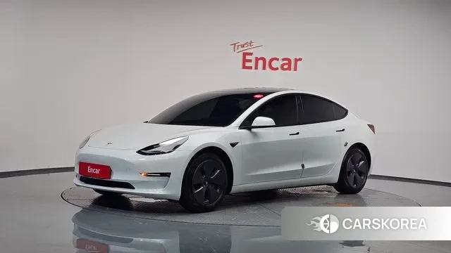 Tesla Model 3 2021 Белый из Кореи