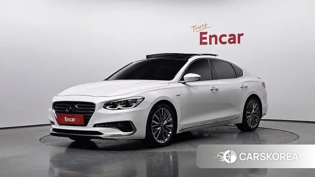 Hyundai Grandeur IG Hybrid 2018 Белый из Кореи