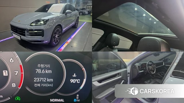 Porsche Cayenne (PO536) 2024 Небесно-голубой из Кореи