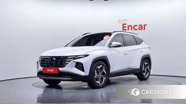 Hyundai Tucson Hybrid (NX4) 2023 Белый из Кореи