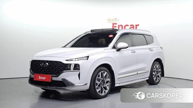 Hyundai The New Santa Fe 2023 Белый из Кореи