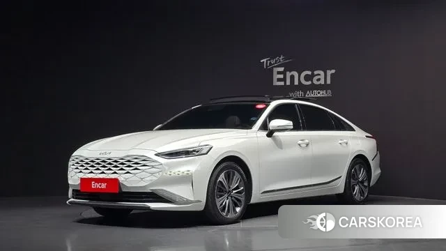 Kia K8 Hybrid 2021 Белый из Кореи