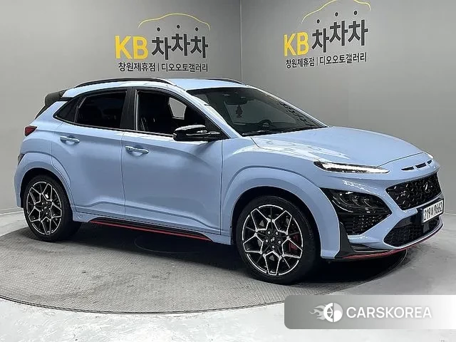 Hyundai The New Kona 2021 Небесно-голубой из Кореи