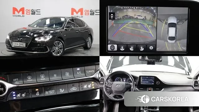 Hyundai Grandeur IG Hybrid 2018 Черный из Кореи