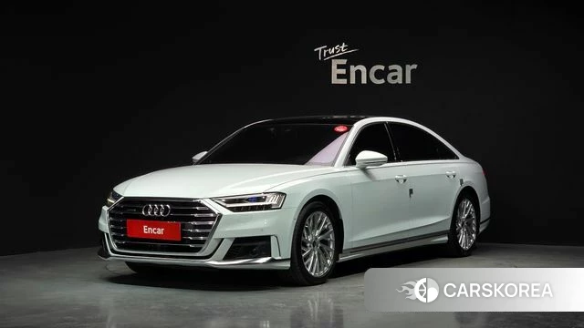 Audi A8 (D5) 2021 Белый из Кореи