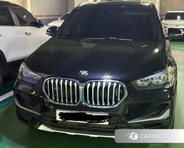 BMW X1 (F48) 2022 Черный из Кореи