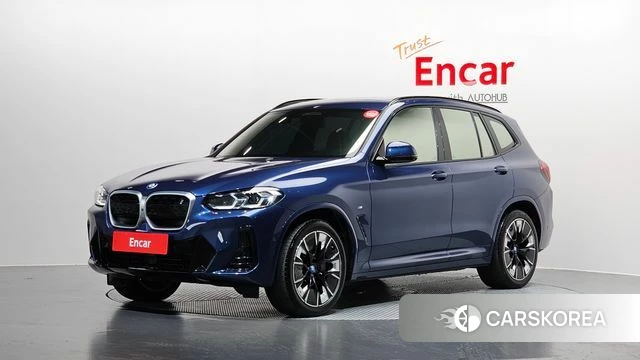 BMW iX3 2024 Синий из Кореи