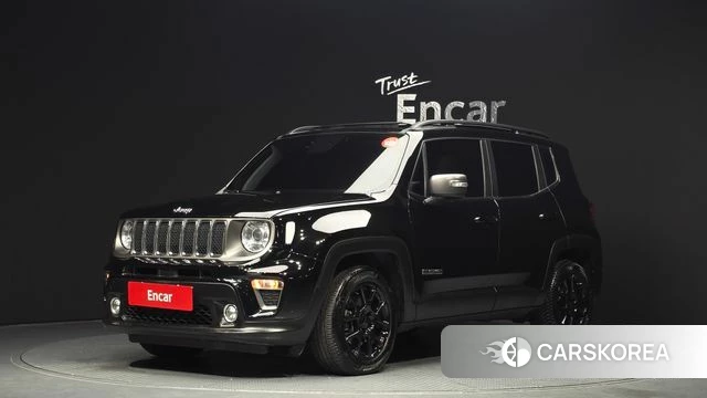 Jeep Renegade 2019 Черный из Кореи