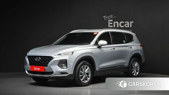 Hyundai Santa Fe TM 2018 Серебристо-серый из Кореи