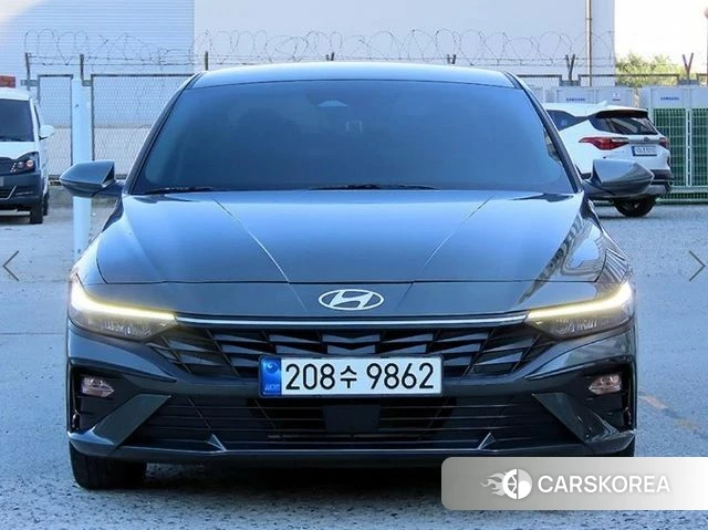 Hyundai The New Avante (CN7) 2023 Серый из Кореи